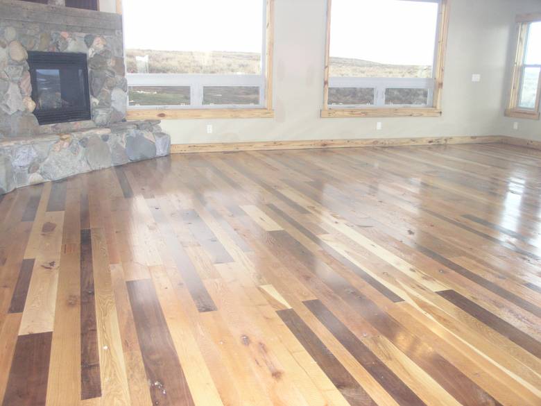 Mixed Hardwood and Softwood Floor